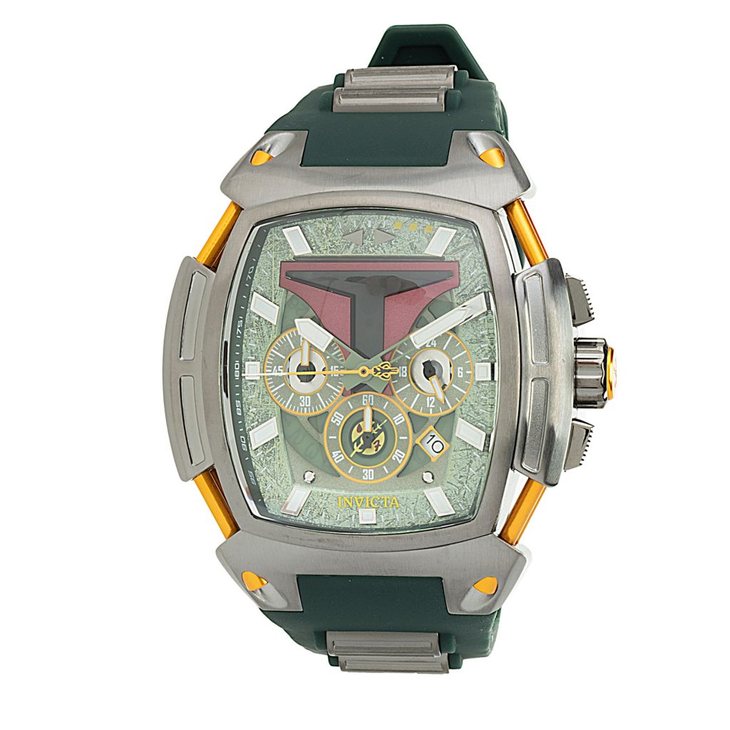 Invicta Star Wars Diablo 53mm Boba Fett Lt Ed Quartz Chrono Watch on sale at shophq 694 407