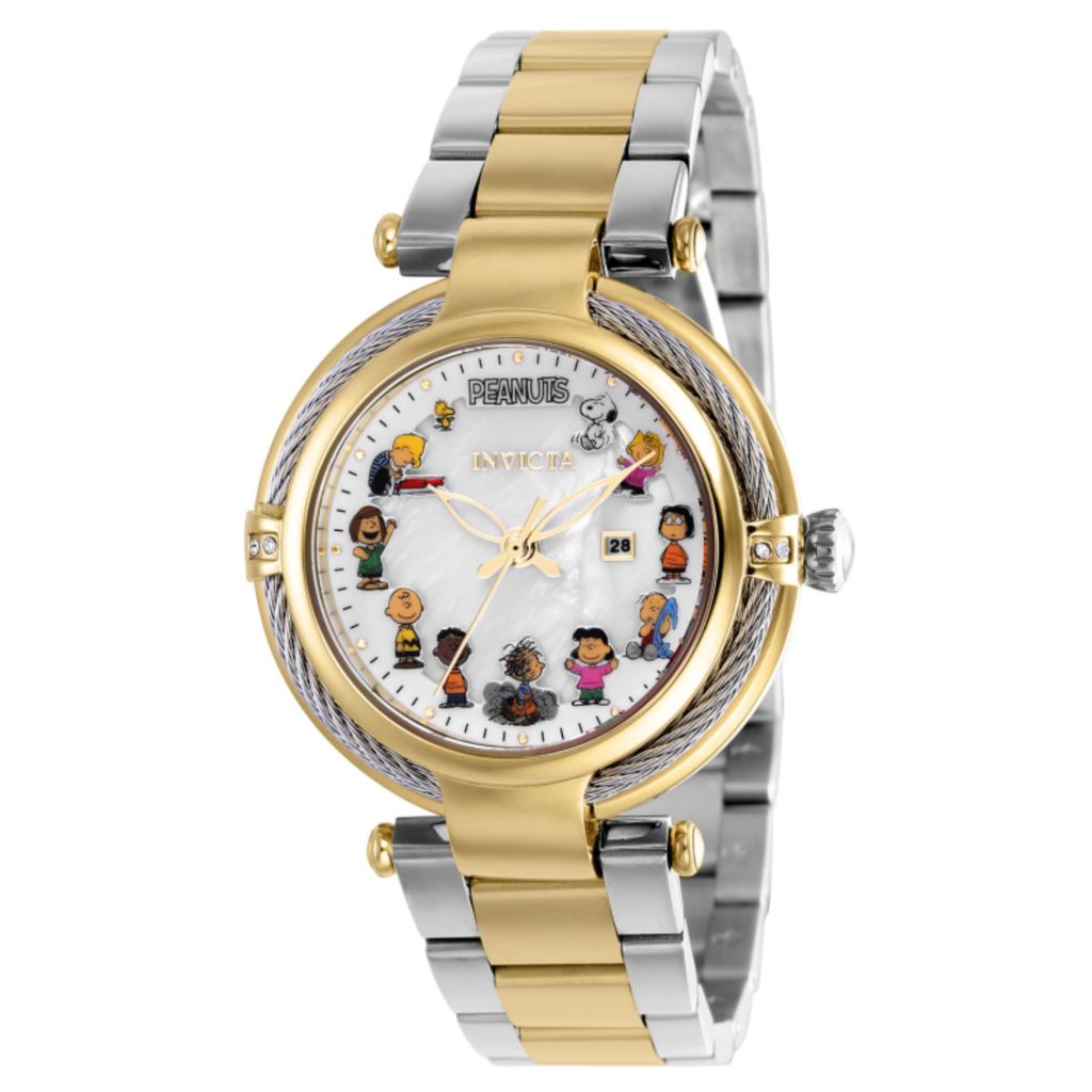 Invicta Peanuts Bolt 40mm Lt Ed Quartz Crystal Accented Watch