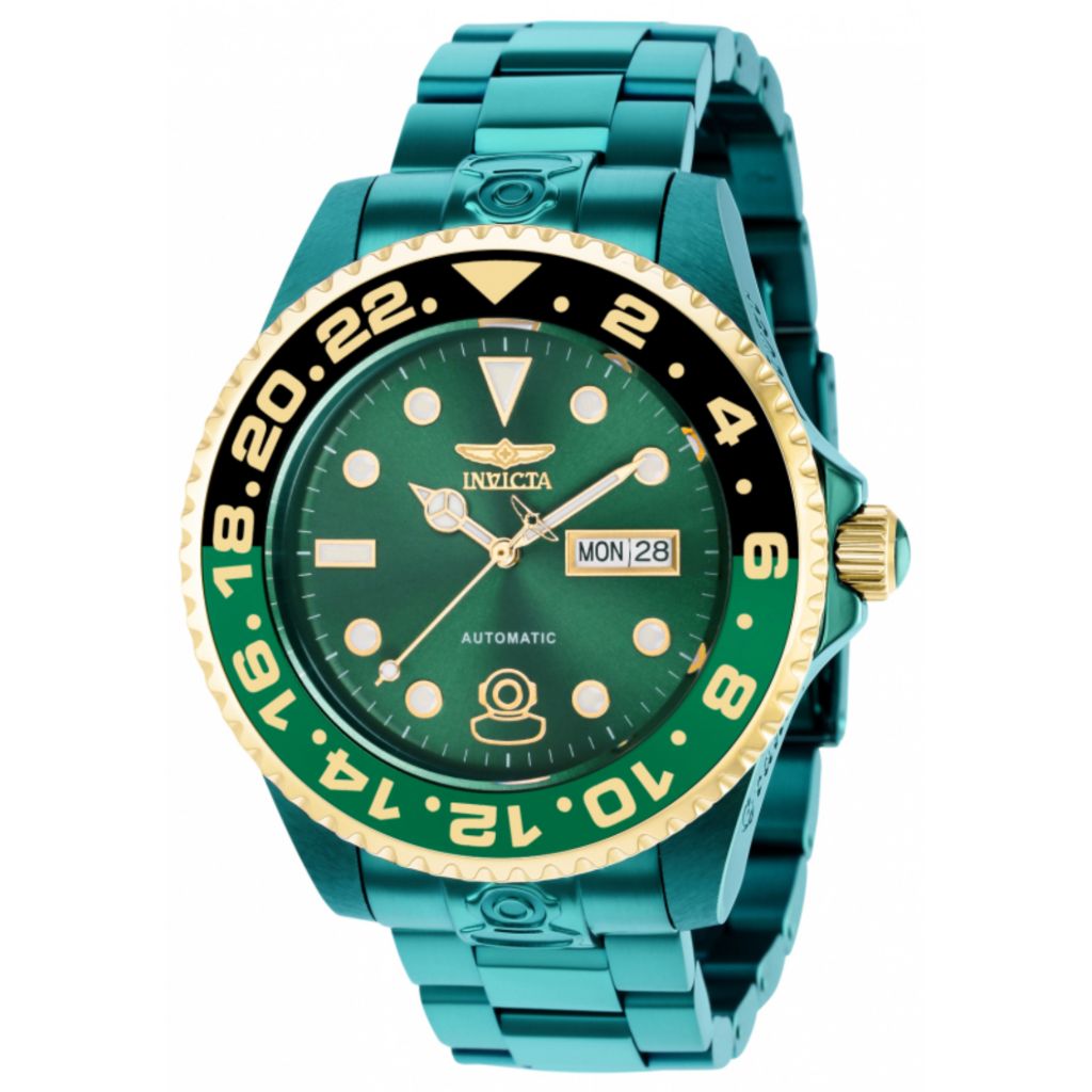 Invicta grand diver on sale green