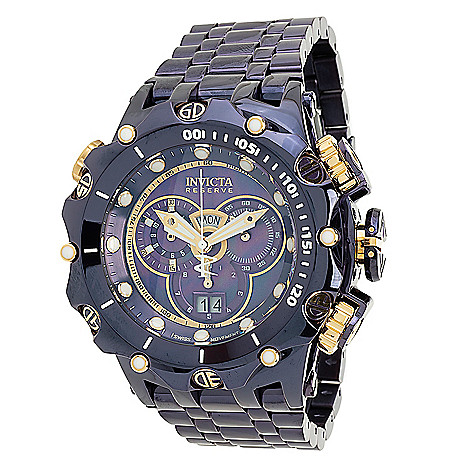 Invicta Reserve, Venom Fusion Shutter, Purple Label, Swiss Quartz Watch on  sale at shophq.com - 695-765
