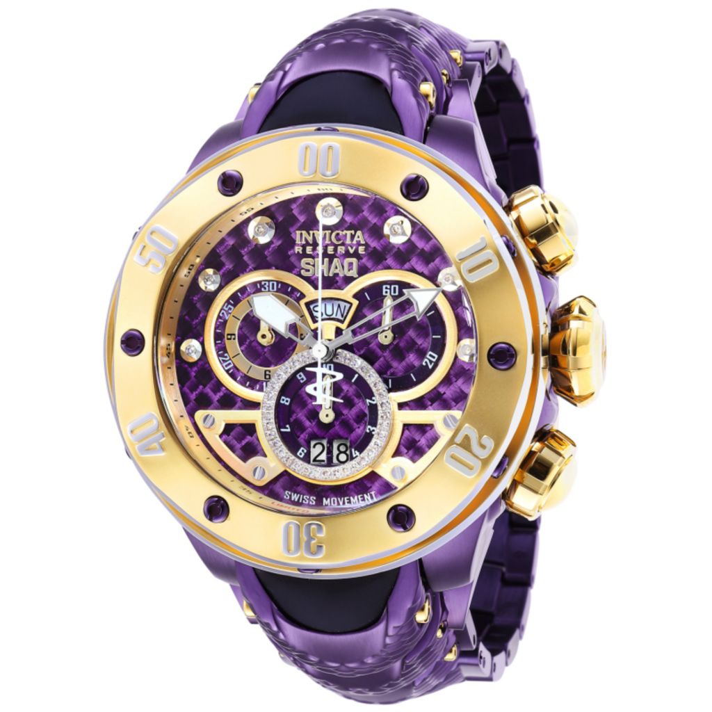 Invicta Reserve Kraken Shaq 54mm Swiss Quartz 0.16ctw Dia Watch