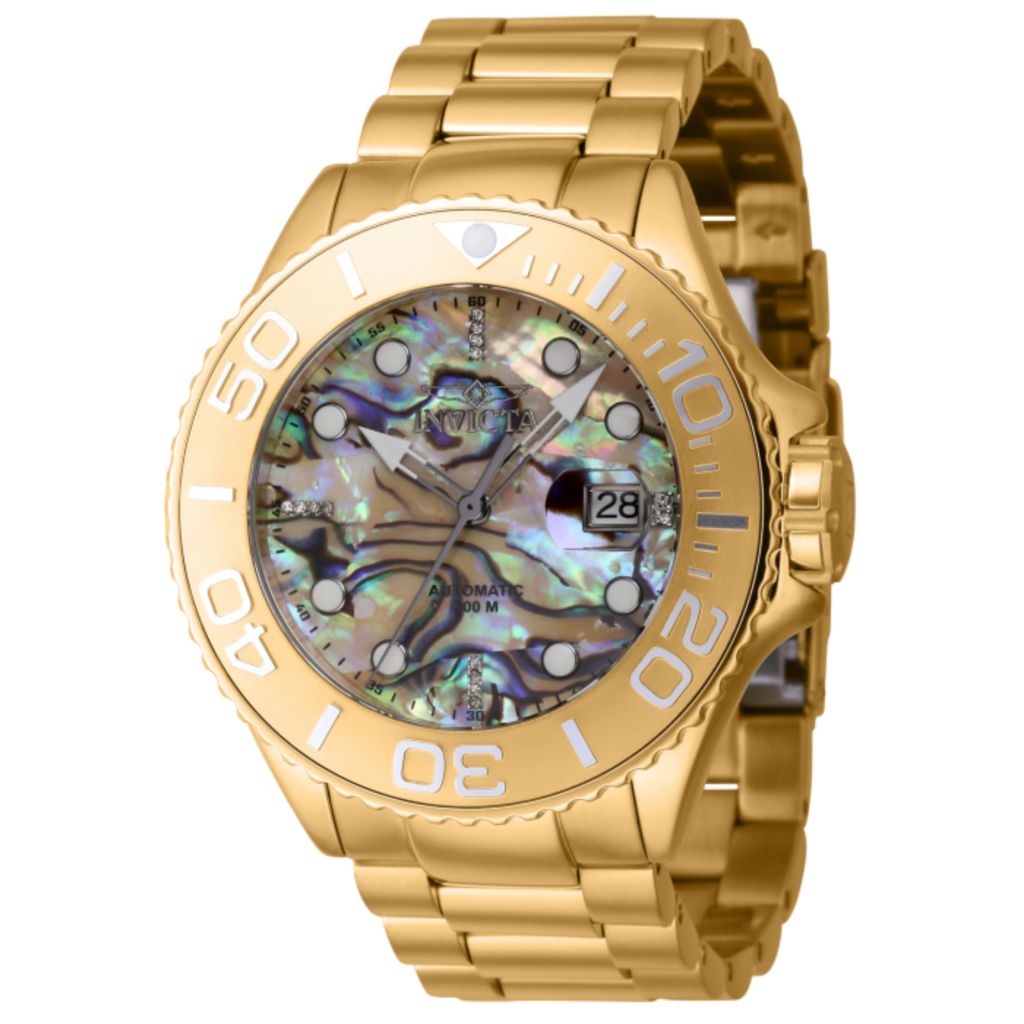 Invicta Reserve Grand Diver 50mm Automatic Diamond Watch w/8DC