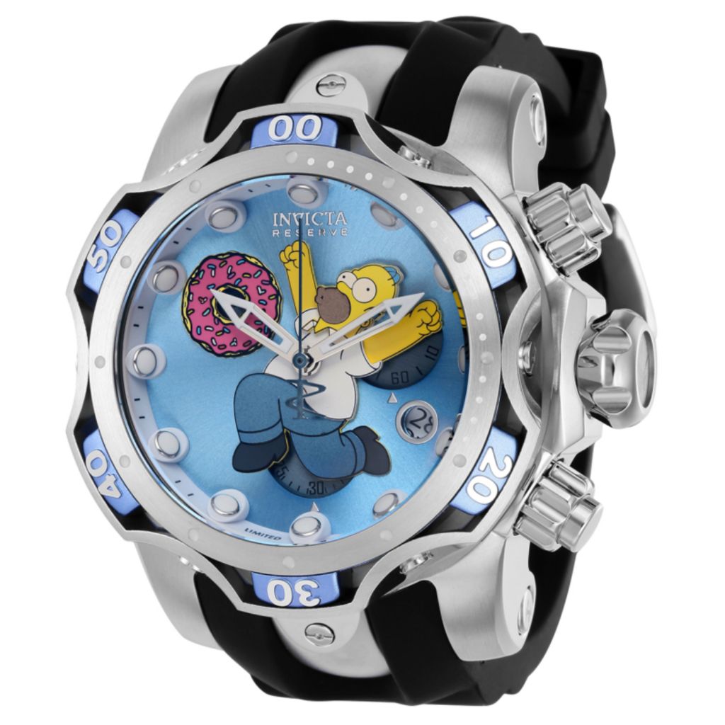 Invicta Simpsons Venom Gen III 53mm L.Ed Swiss Quartz Watch w 3DC on sale at shophq 698 914