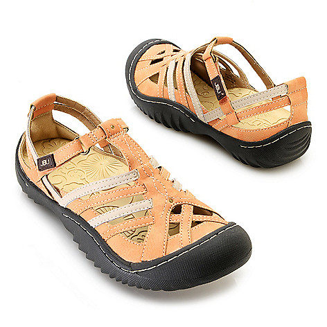 726-459- JBU by Jambu "Anza" Memory Foam Color Block Comfort Sandals