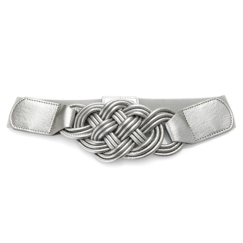 727-683- Marc Bouwer Interlocking Double Snap Stretch Belt