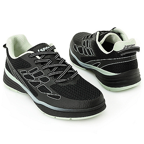 732-671- J-Sport by Jambu "Sport Walker" Memory Foam Lace-up Athletic Shoes