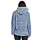 Blue Multi sweater back with hood