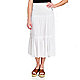 white skirt front