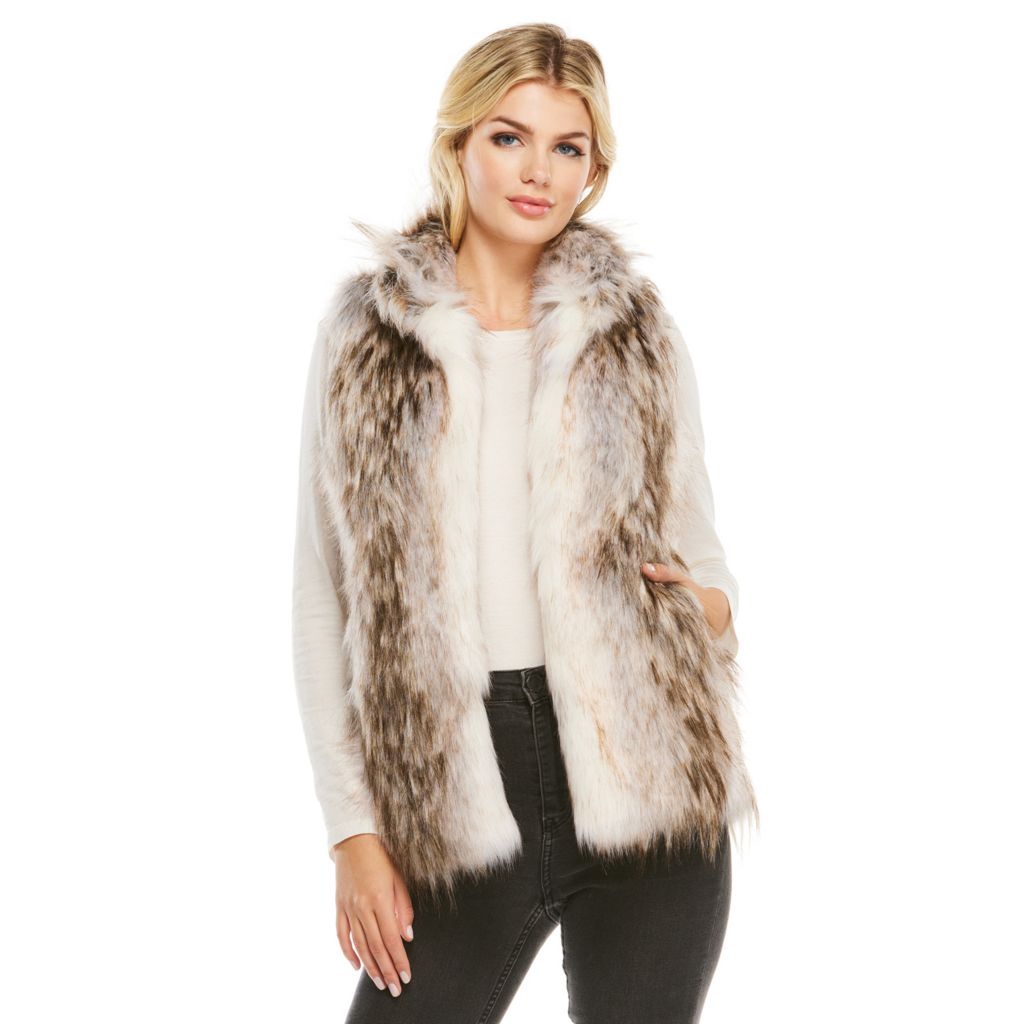 Donna Salyers', Fabulous-Furs , Limited Edition , Faux Fur, Hook Front Vest  on sale at shophq.com - 755-540