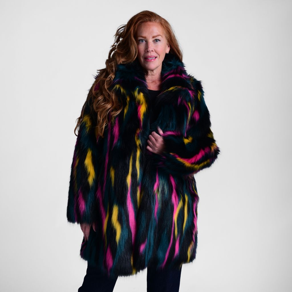 Donna Salyers' Fabulous-Furs Faux Fur Weekend Fox Stroller Jacket