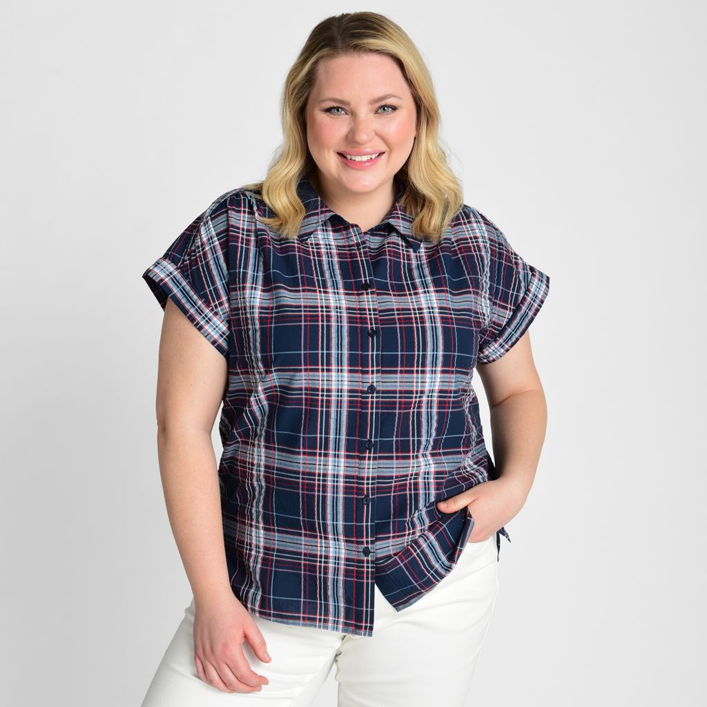 plaid camp shirt