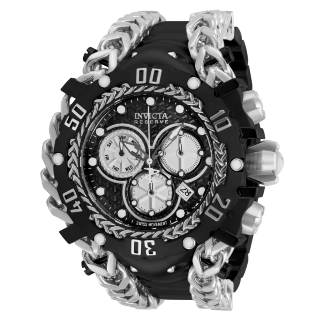 Invicta Reserve Gladiator 61mm Swiss Quartz Chrono Bracelet