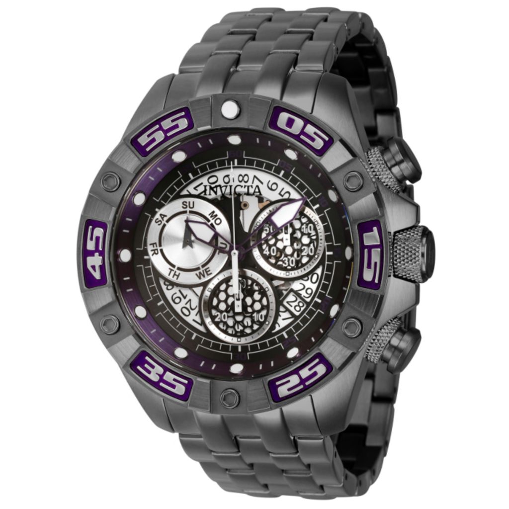 Invicta Coalition Forces 50mm Swiss Quartz Chrono Bracelet Watch