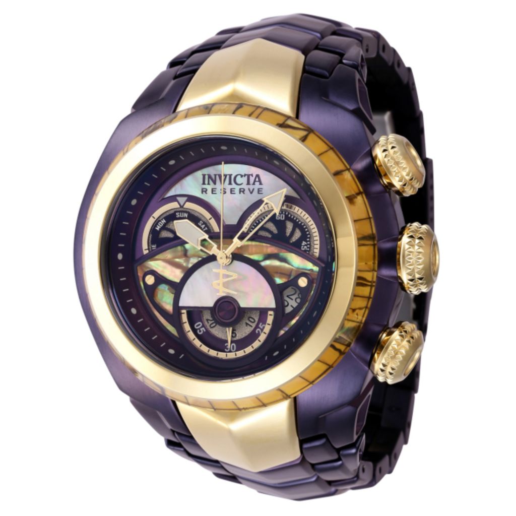 Invicta Reserve Elite 54mm Swiss Quartz Chrono Bracelet Watch on sale at shophq 911 273