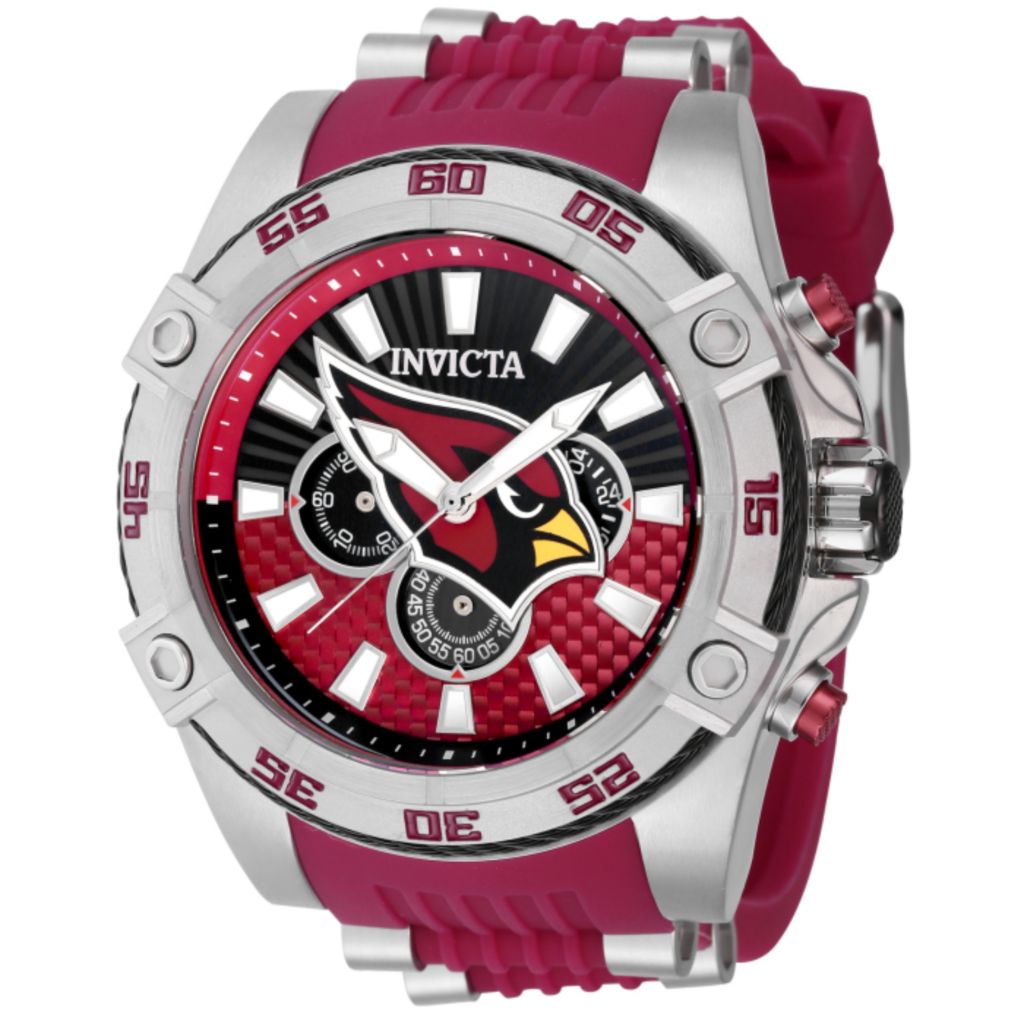 Invicta NFL Aviator 50mm Quartz Multi Function Glass Fiber Watch