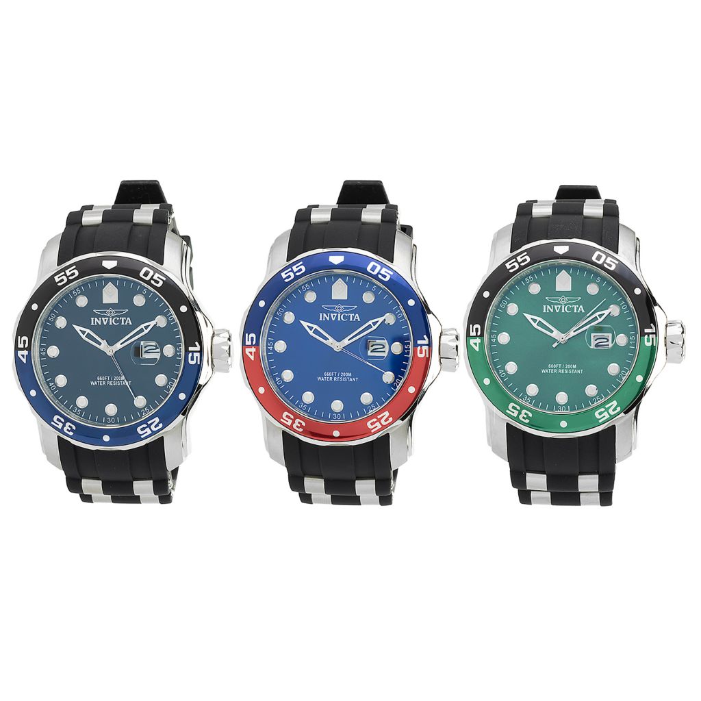 Invicta, Set of 3, Pro Diver Quartz, Individually, Packaged Watches on sale  at shophq.com - 911-363