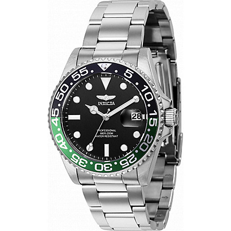 Invicta Women's Pro Diver Quartz Date Green & Black Dial Watch 