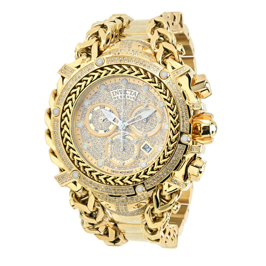 Invicta Reserve Gladiator Swiss Quartz 2.92ctw Diamond Watch