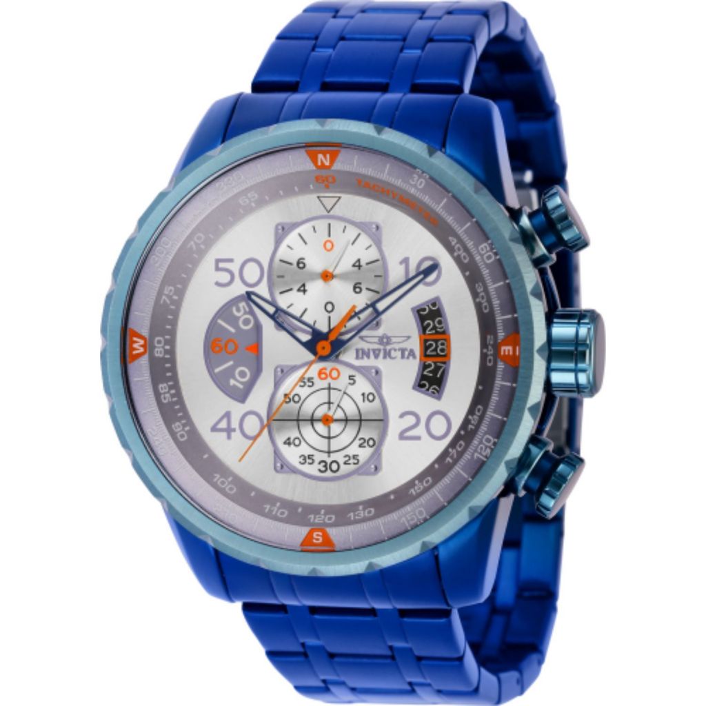 Invicta Aviator 48mm Quartz Chronograph Bracelet Watch on sale at  shophq.com - 921-180