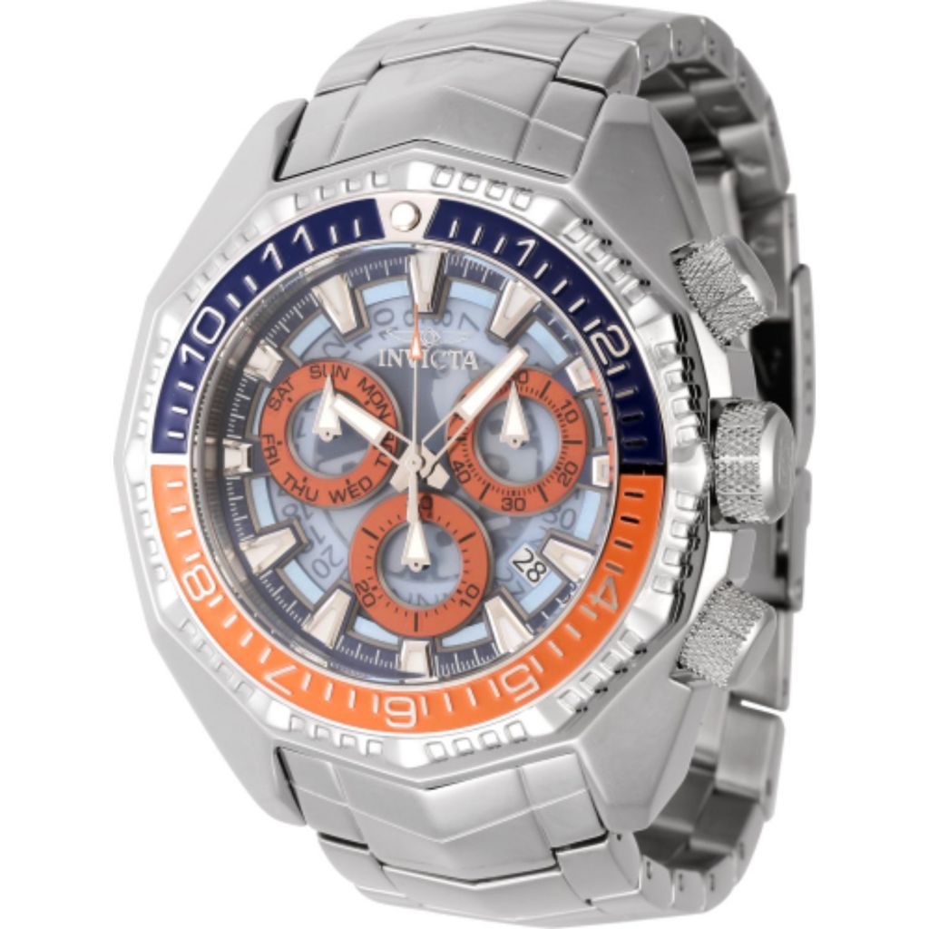 Invicta Akula 55mm Quartz Chronograph Bracelet Watch ShopHQ