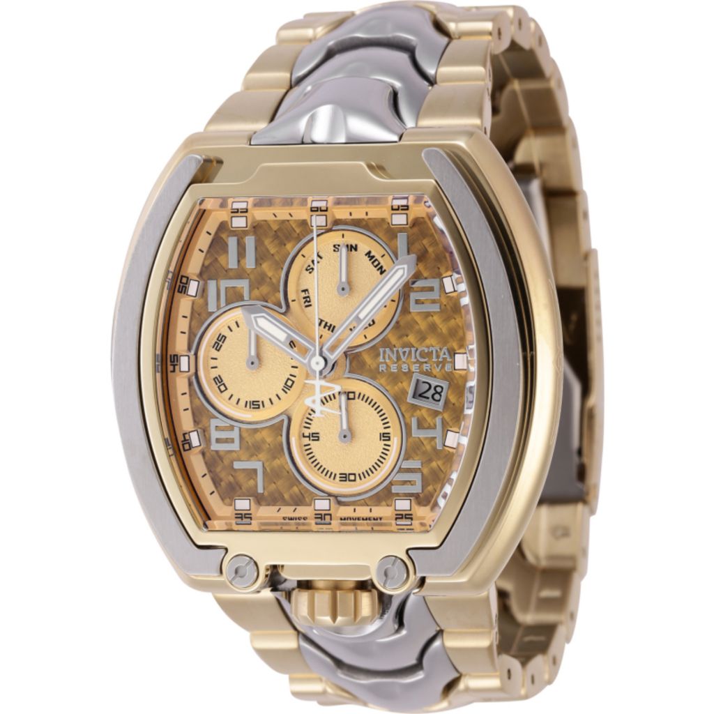 Invicta Reserve Mammoth 51mm Swiss Quartz Chrono Bracelet Watch