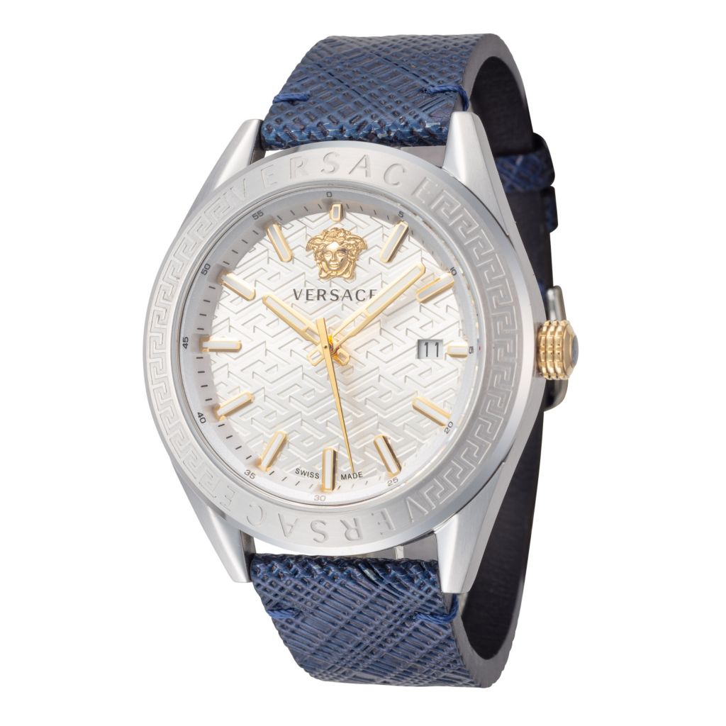 Versace navy glaze watch sales