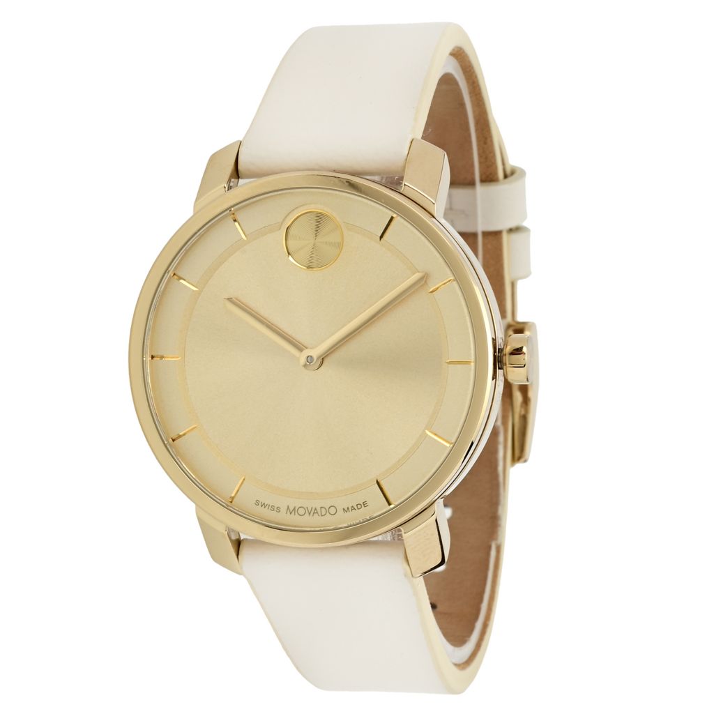 Movado women's leather watch best sale