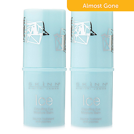 313-047- Skinn Cosmetics Bonus Size Ice Depuffing Eye Moisture Balm Duo 0.28 oz Each