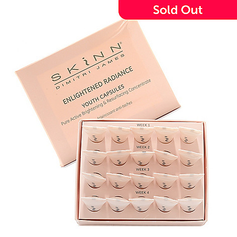 312-419- Skinn Cosmetics Set of 20 Enlightened Radiance Serum Capsules