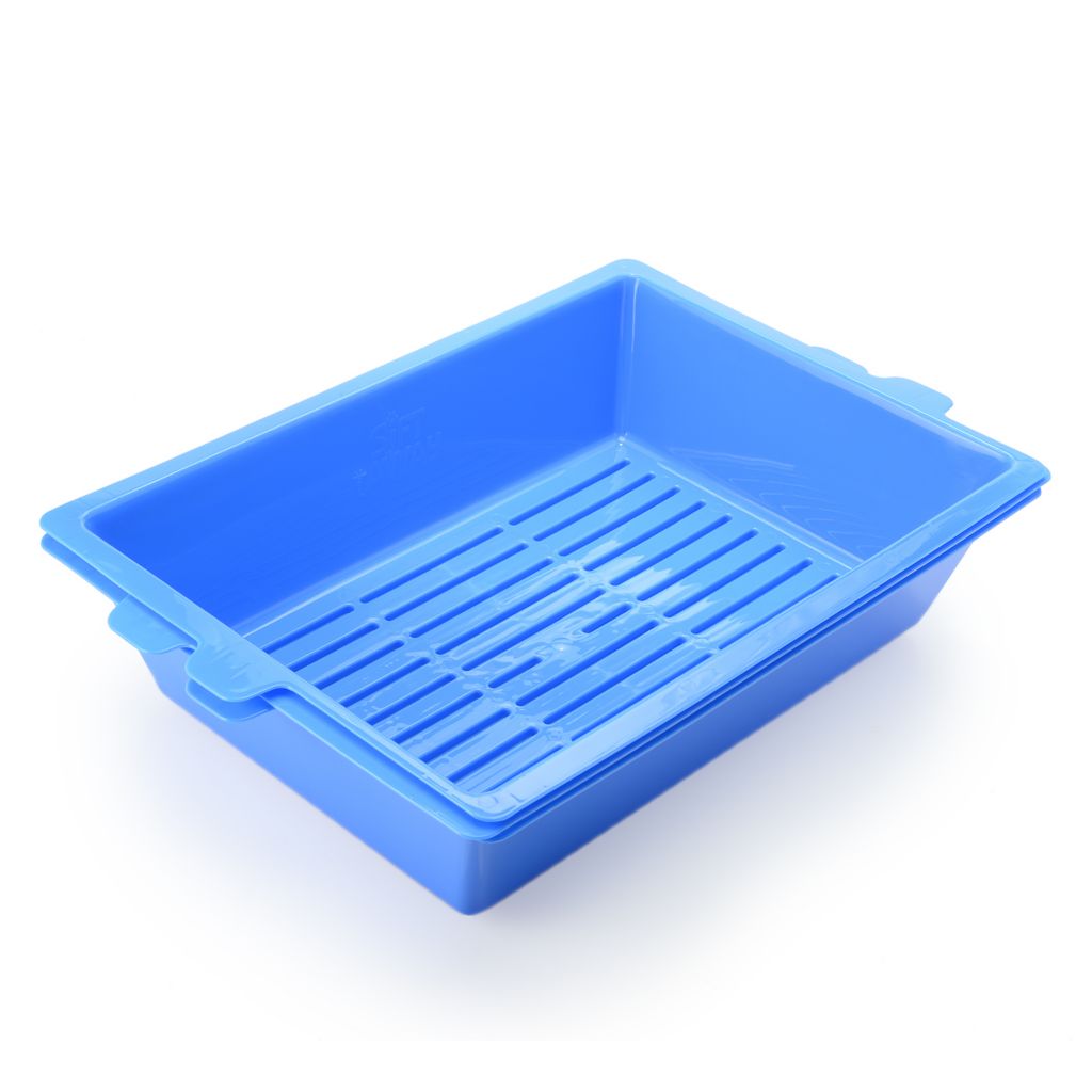 cat litter box with sifting tray