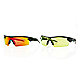 Polarized sunglasses and night vision glasses side