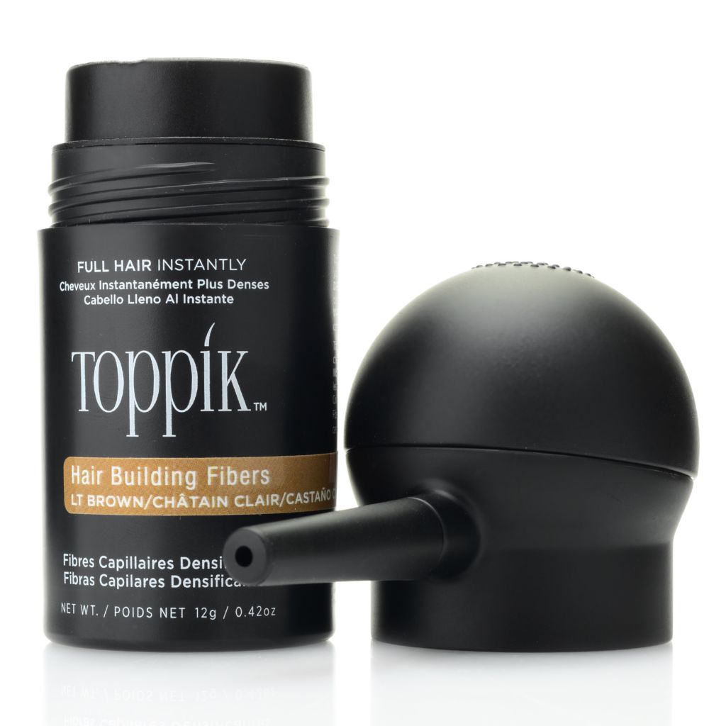 ShopHQ Health | Health & Wellness Network | Toppik Hair Building Fibers &  Spray Applicator Set - ShopHQ - 002-075