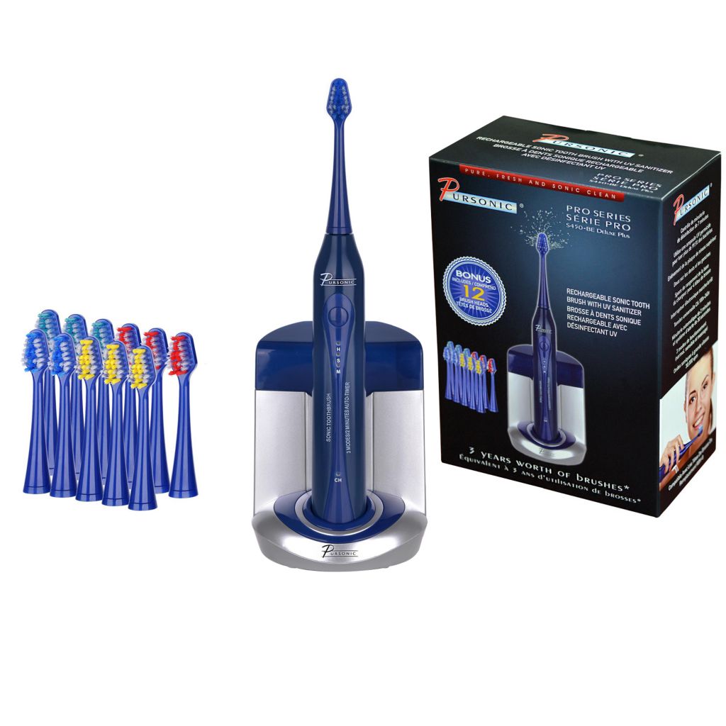 pursonic sonic toothbrush with uv sanitizing function