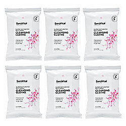 SeroVital SuperSaturated Cleansing Cloths 6 Packets, 90 Count