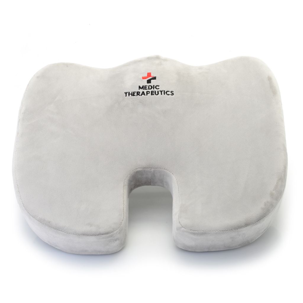 Essential Medical Memory Foam Sculpted Seat Cushion With Cut Out