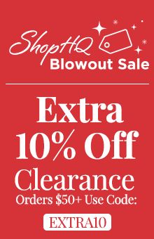 Extra 10% Off Clearance Orders $50+ Use Code: EXTRA10