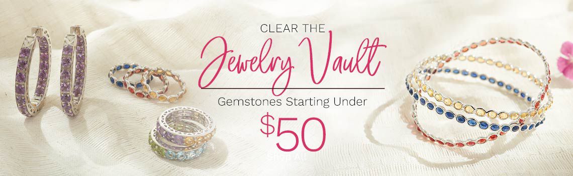 Clear the Jewelry Vault | Gemstones Starting Under $50 | 195-882, 195-881, 195-864