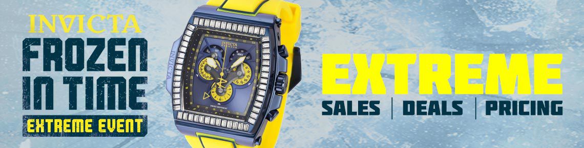 Invicta Frozen in Time Extreme Sales Extreme Deals Extreme Pricing -911-502