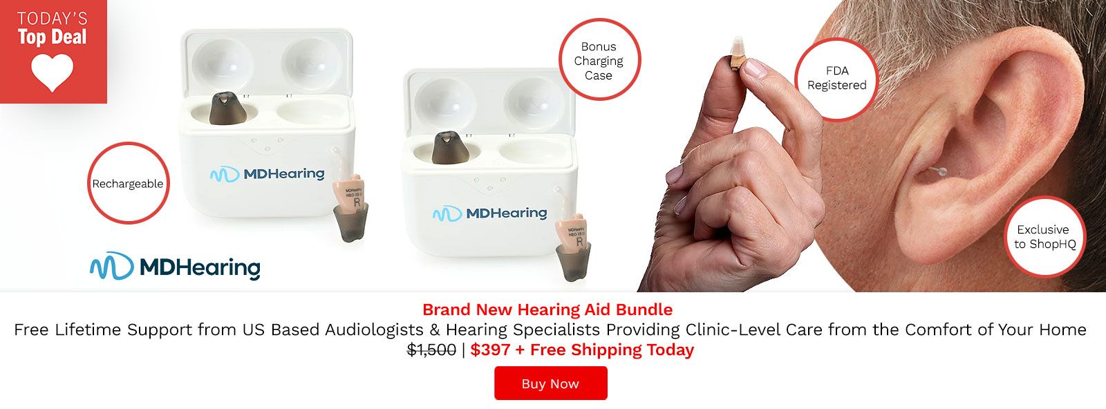 006-430 MD Hearing NEO XS w Bonus Charging Case