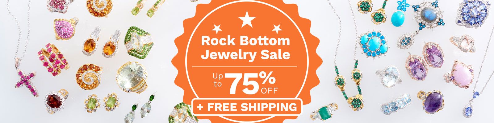 Rock Bottom Jewelry Sale  Up to 75% Off + Free Shipping