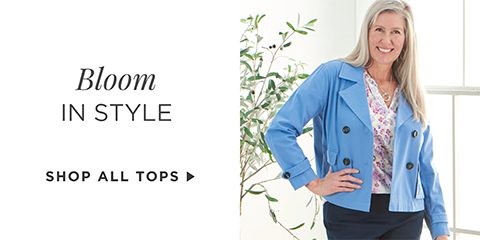 Bloom in Style. Shop All Tops.