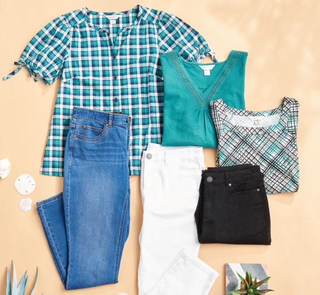 Our style experts picks: plaids, denim, perfect tees, and pants.