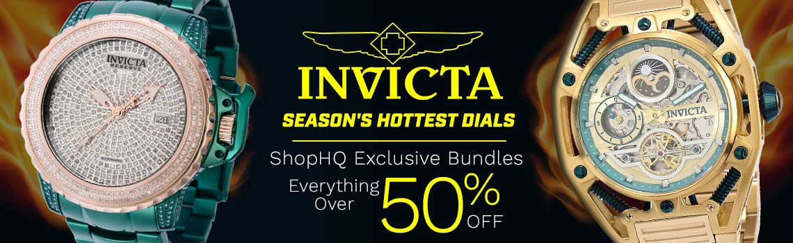 Invicta Season's Hottest Dials, Everything Over 50% Off  Design Strategy: Ft. 918-030 | 911-287
