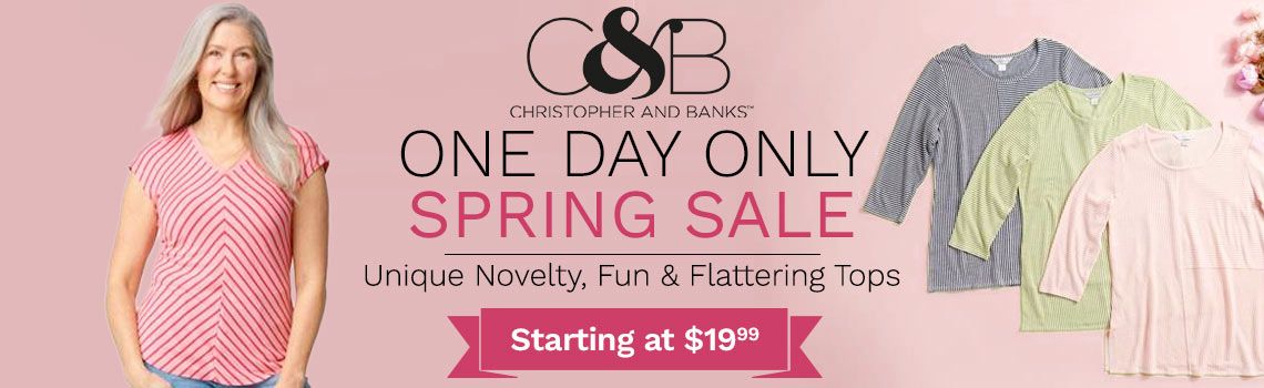 762-455 C&B Chevron Stripe Short Sleeve V-Neck Tee