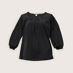 Our "three-quarters-Sleeve Jewel-Neck Top"