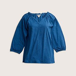 Our "Ruffle Y-Neck Top"