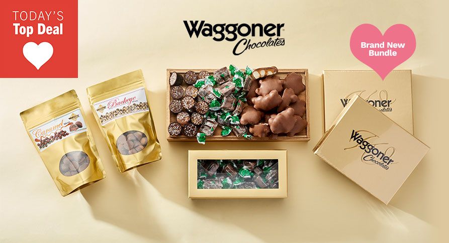 523-258 Waggoner Chocolates Mother's Day Gift of Chocolate or Nut Choice