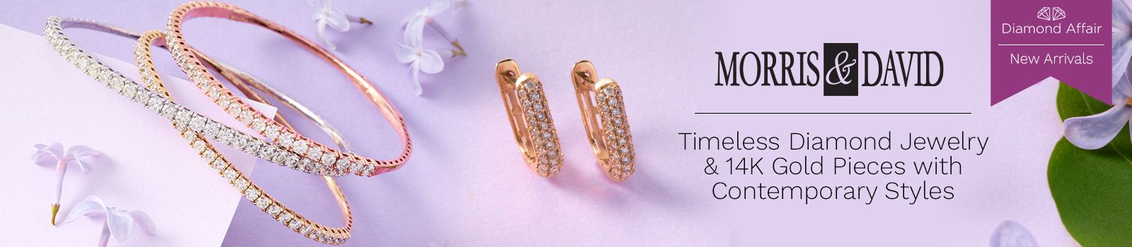 Morris & David | Timeless Diamond Jewelry & 14K Gold Pieces with Contemporary Styles, 209-095, 213-562