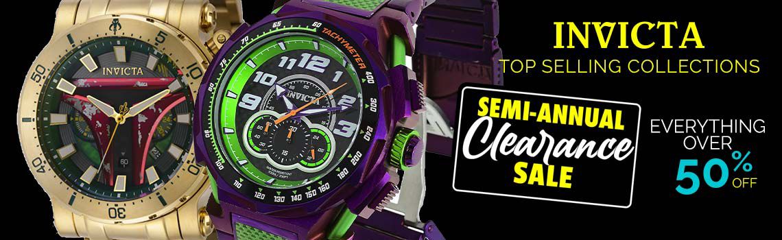 915-173 Invicta JM Correa S1 Rally 51mm Quartz Chrono Carbon Fiber Watch, 699-922 Invicta Star Wars 52mm Ltd Edition Quartz Chrono Bracelet Watch