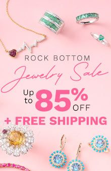 Rock-Bottom Jewelry Sale! Up to 85% Off plus Free Shipping!